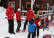 Závody lyžařská školička Ski-instruktoři + rozlučková akce Pernink