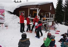 Závody lyžařská školička Ski-instruktoři + rozlučková akce Pernink