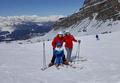 Lyžování 2017 - Itálie Marilleva, Folgarida 